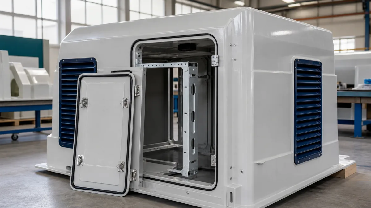 Concevoir un capot composite ventilé et maintenable