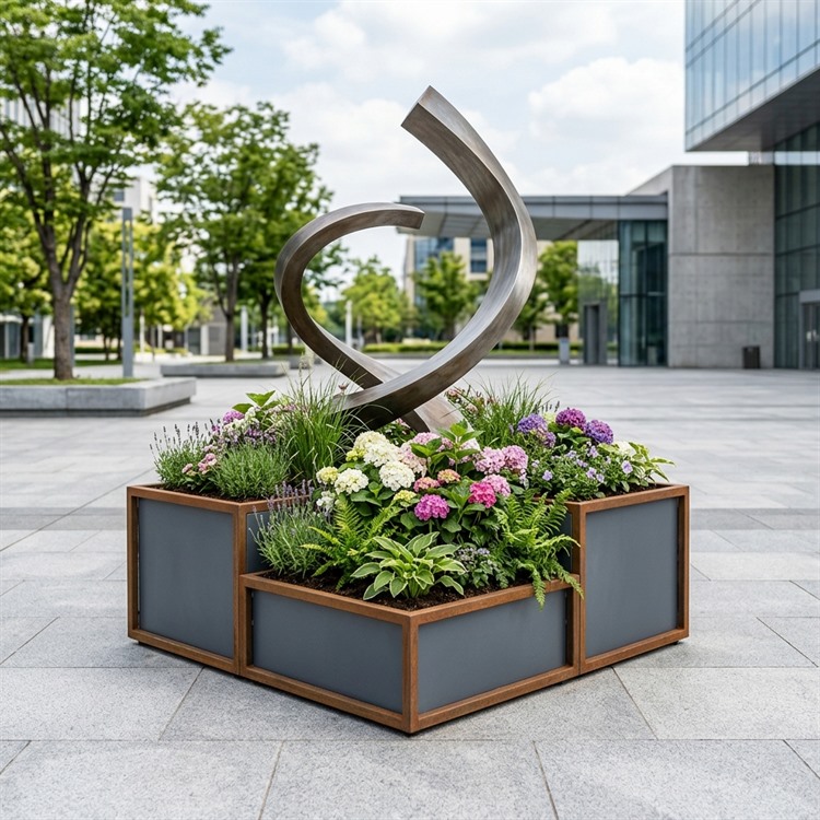 Sculpture jardinière