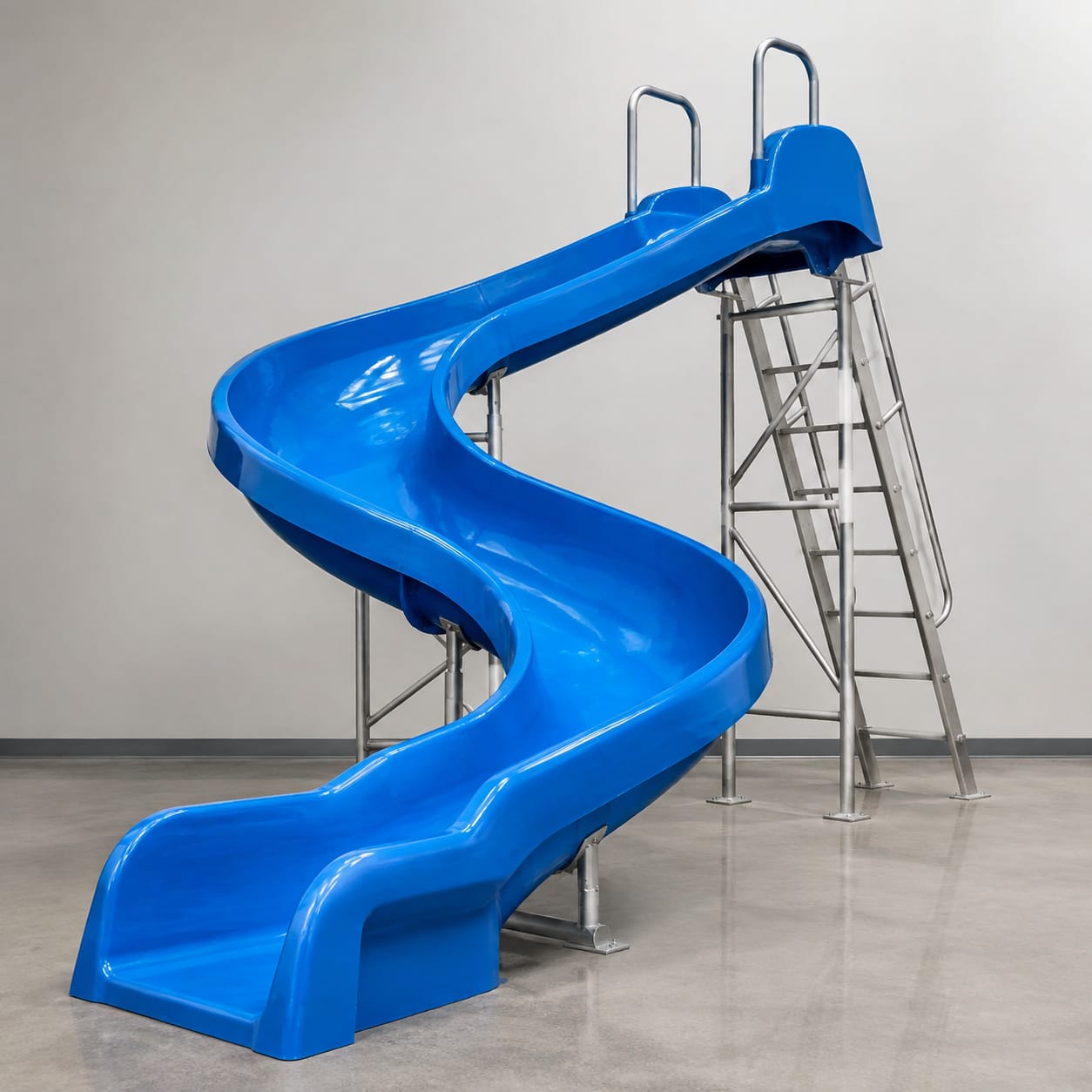 Toboggan aquatique boomerang en PRV