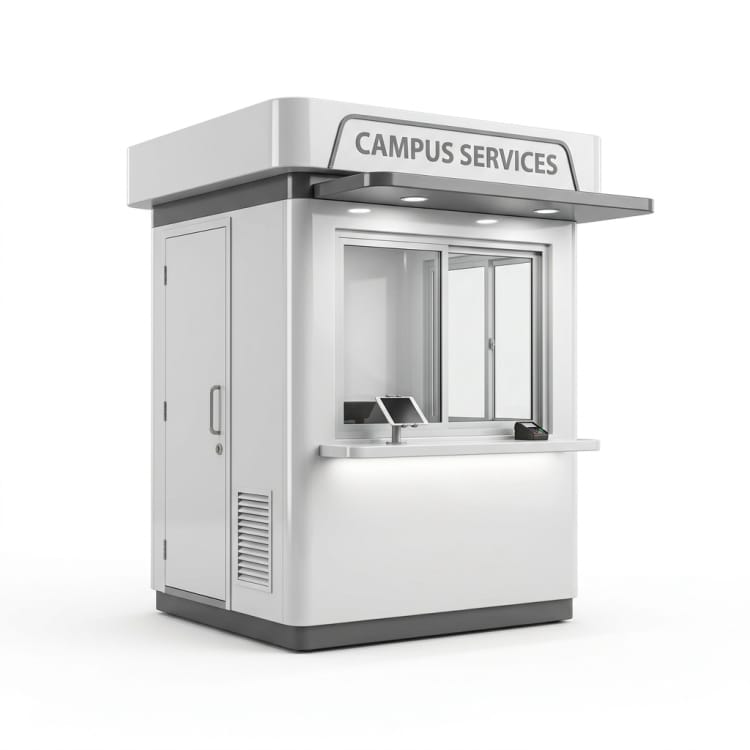 Kiosque de service de campus en PRV