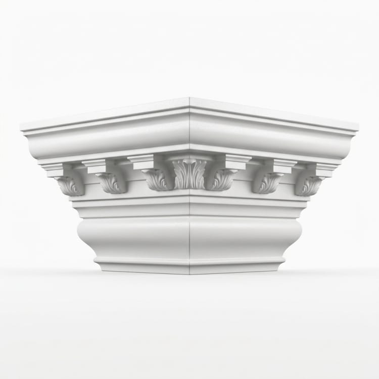 Corniche décorative de façade en PRV