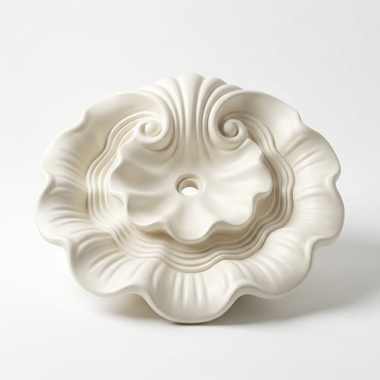 Coque de fontaine décorative en PRV