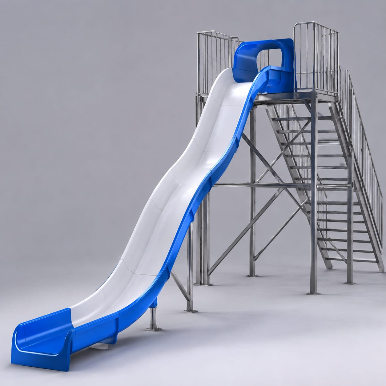 Toboggan aquatique à chute en PRV