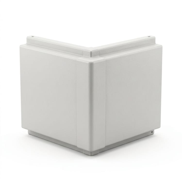 Panneau d’habillage d’angle de façade en PRV