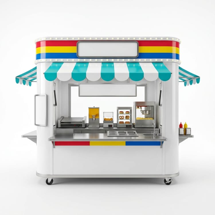 Kiosque de restauration en PRV