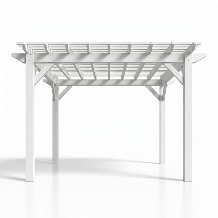 Pergola de jardin en PRV