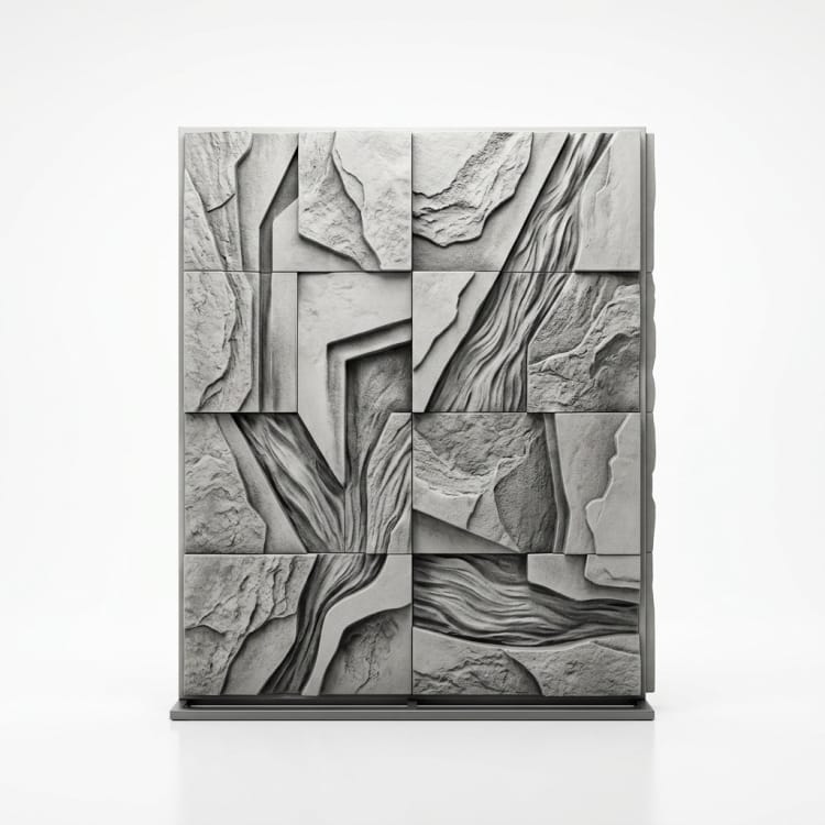 Mur paysager décoratif en PRV