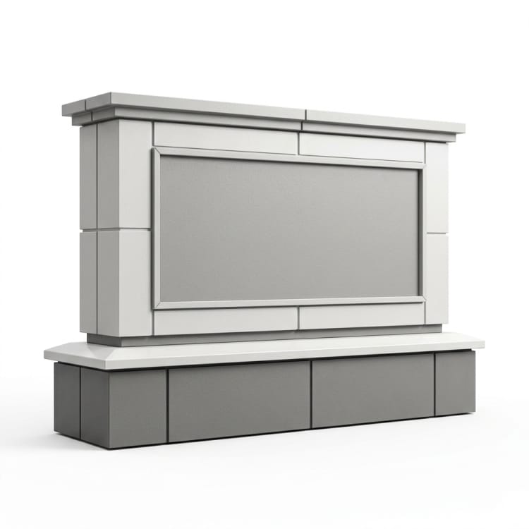 Habillage en PRV pour enseigne monumentale