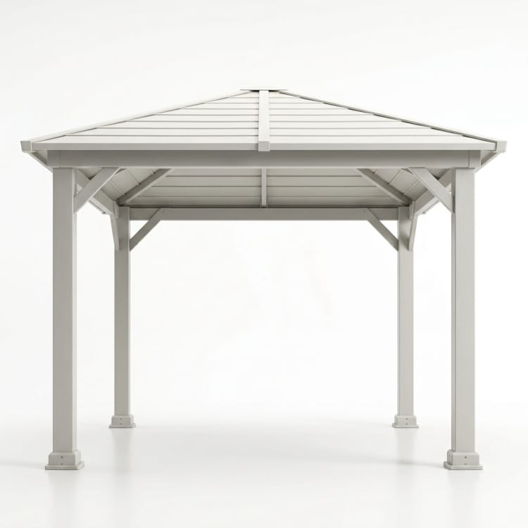 Auvent de pavillon ombragé en PRV