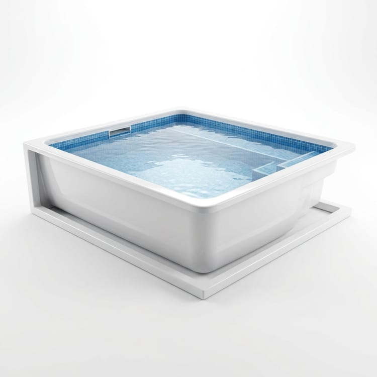 Piscine à débordement